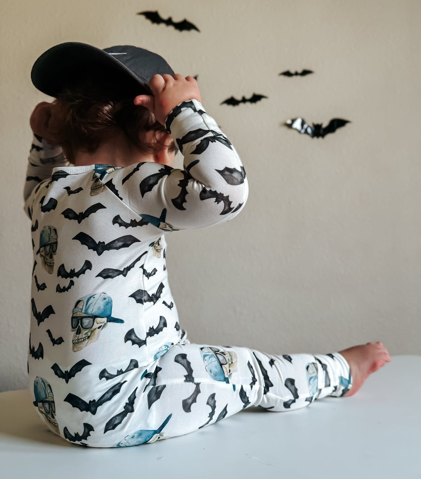 Spooky Bro Bamboo Zippy Pajamas by Little Joy Co., product view 9