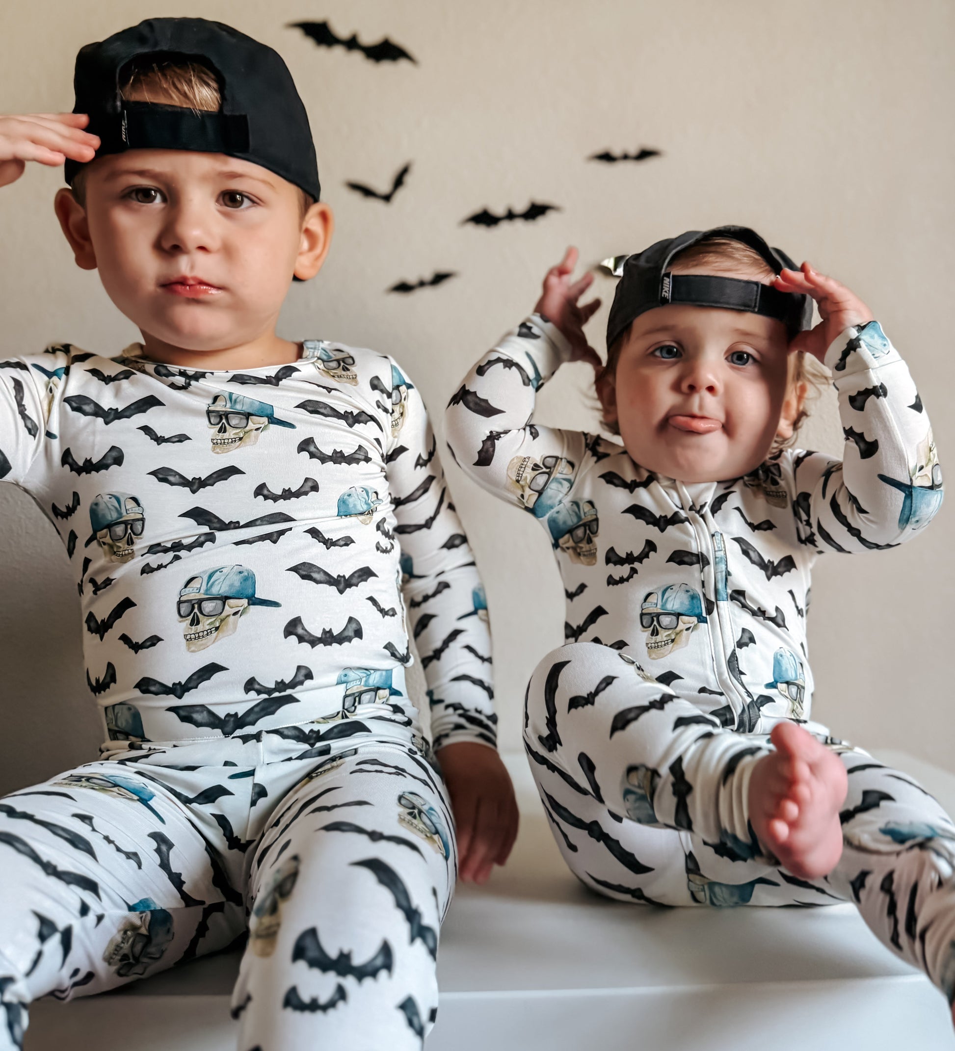 Spooky Bro 2pc Bamboo Pajamas by Little Joy Co., product view 8
