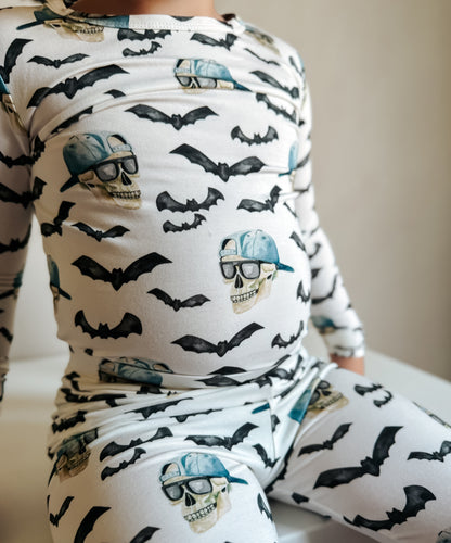 Spooky Bro 2pc Bamboo Pajamas by Little Joy Co., product view 9
