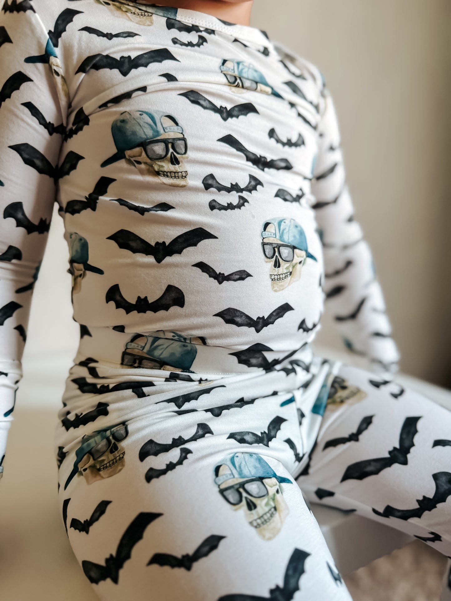 Spooky Bro 2pc Bamboo Pajamas by Little Joy Co., product view 13