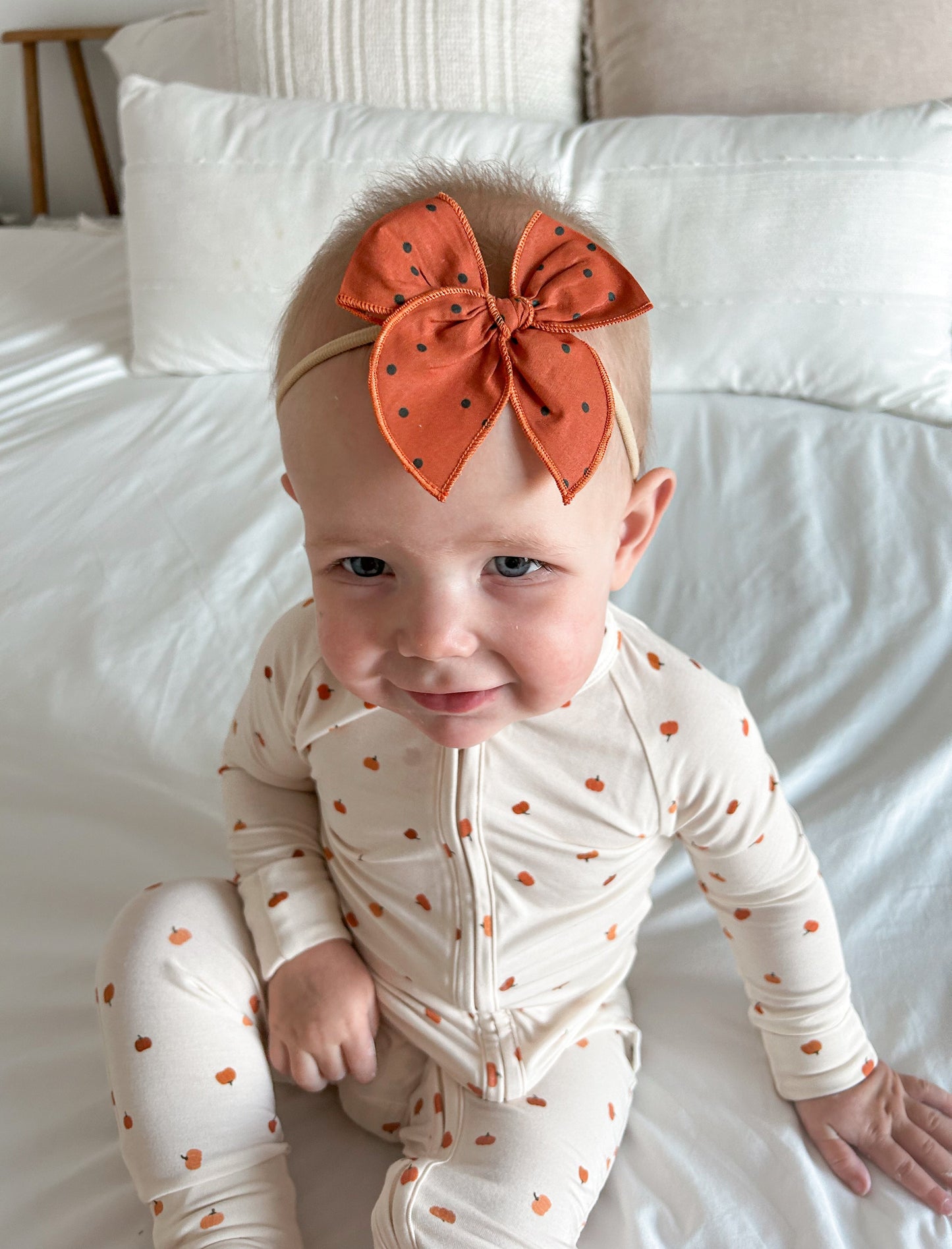 Little Pumpkin Bamboo Zippy Romper by Little Joy Co., product view 8