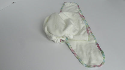 Black Flex-Fit Winged Perfect fit Preflat (WPFP) by Fruit of the Womb Diapers, product view 5