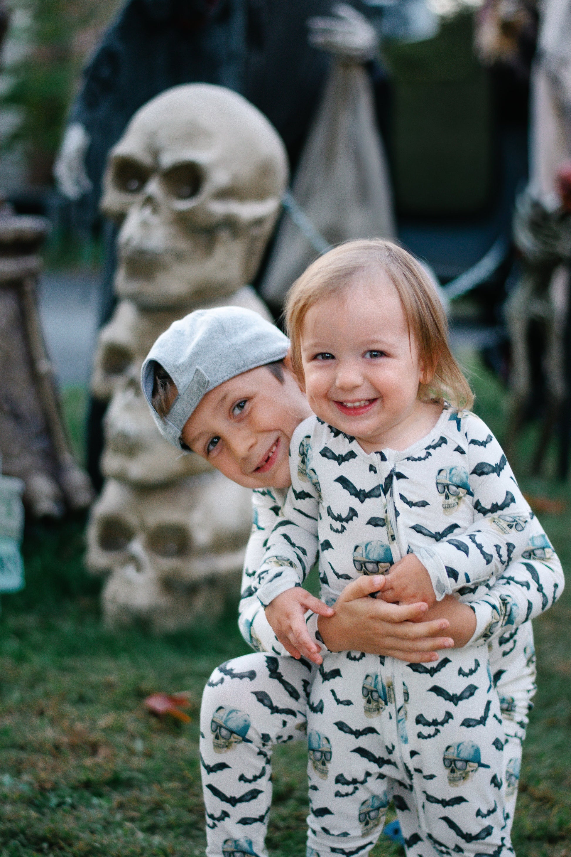 Spooky Bro 2pc Bamboo Pajamas by Little Joy Co., product view 4