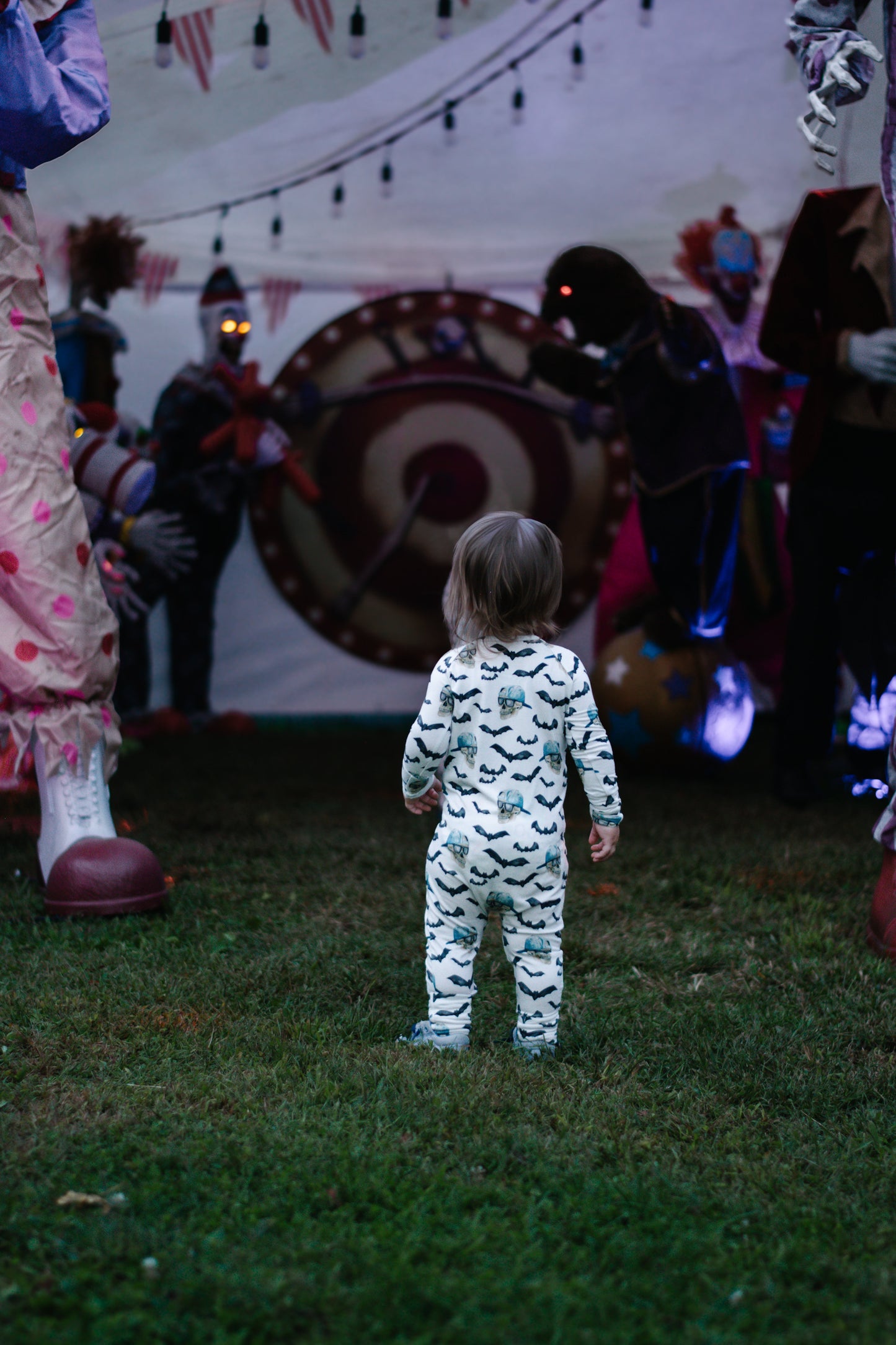 Spooky Bro Bamboo Zippy Pajamas by Little Joy Co., product view 3
