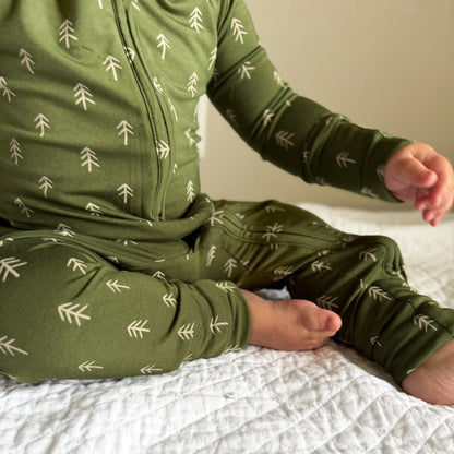 Christmas Tree Bamboo Pajamas - Zippy by Little Joy Co.