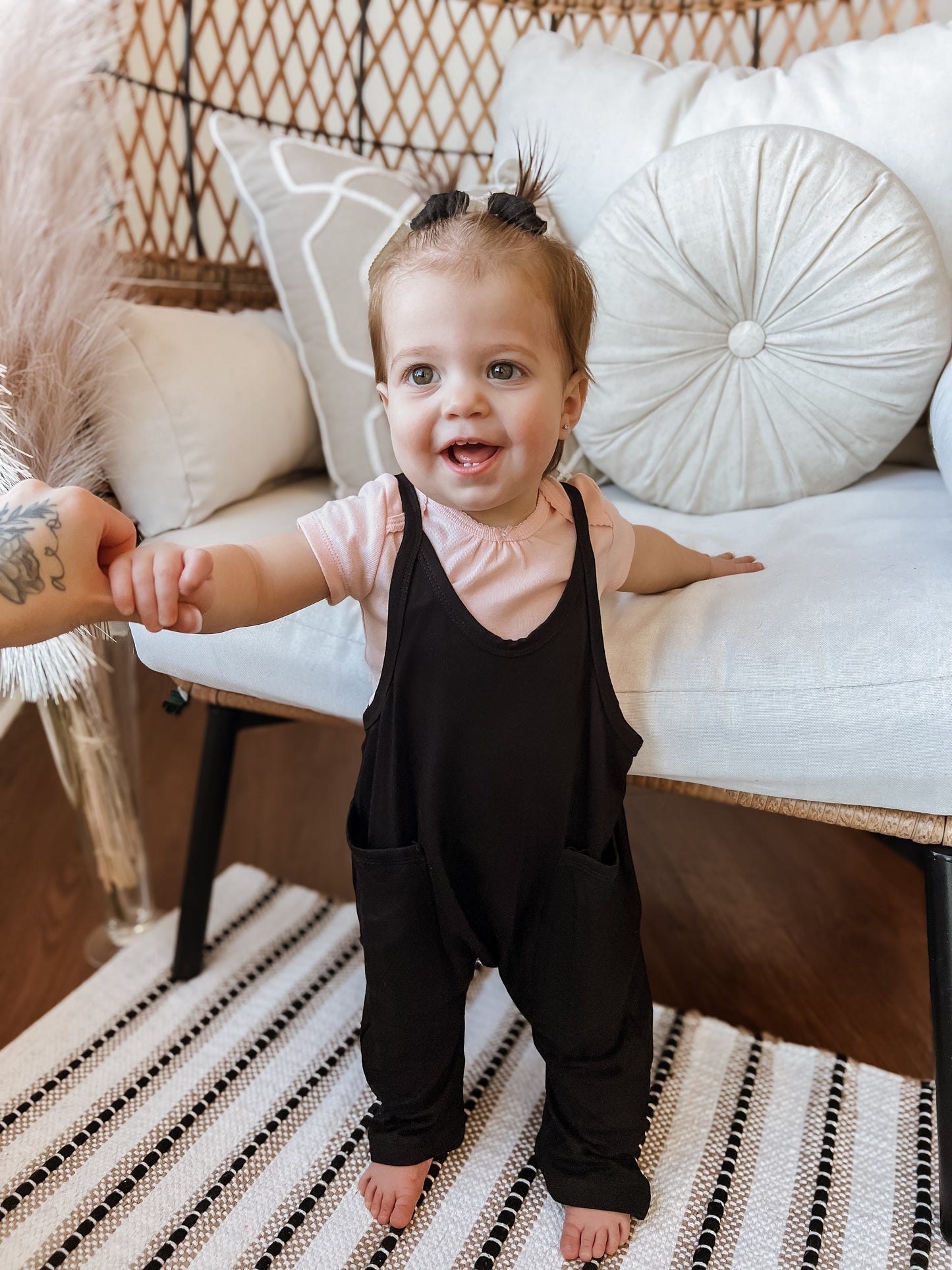 Bamboo Tank Romper - more colors by Little Joy Co., product view 12