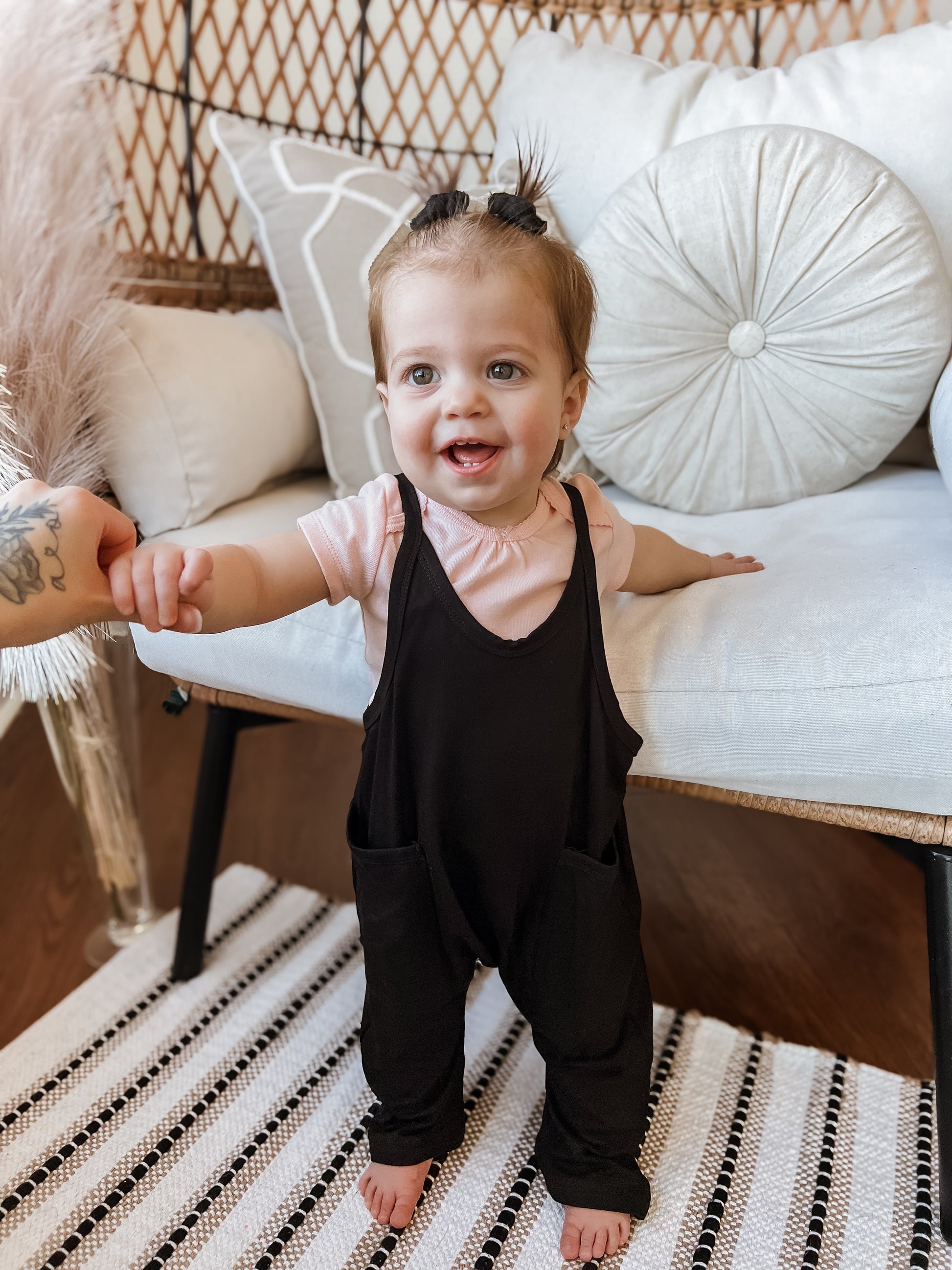 Bamboo Tank Romper - more colors by Little Joy Co., product view 12