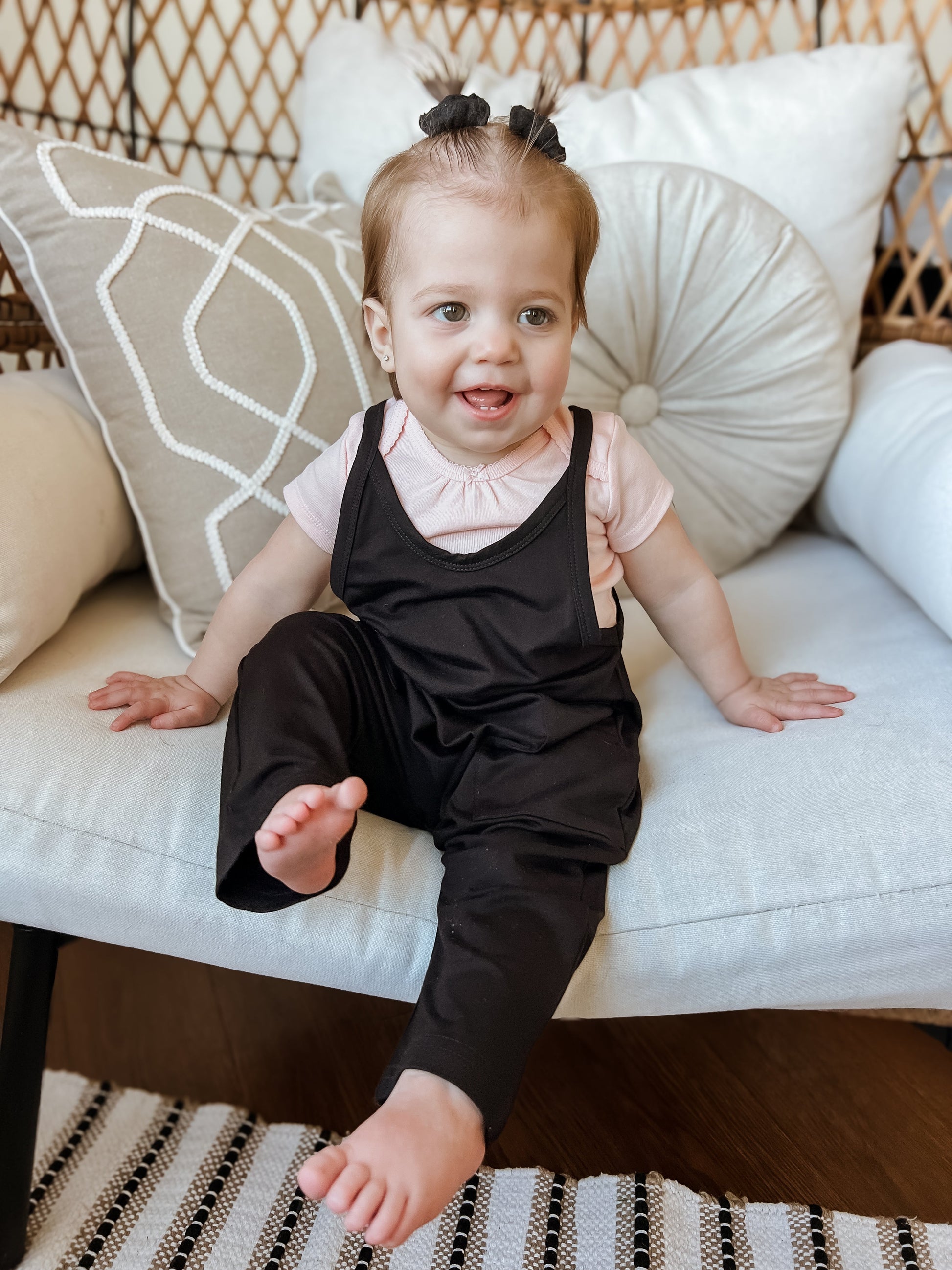 Bamboo Tank Romper - more colors by Little Joy Co., product view 18