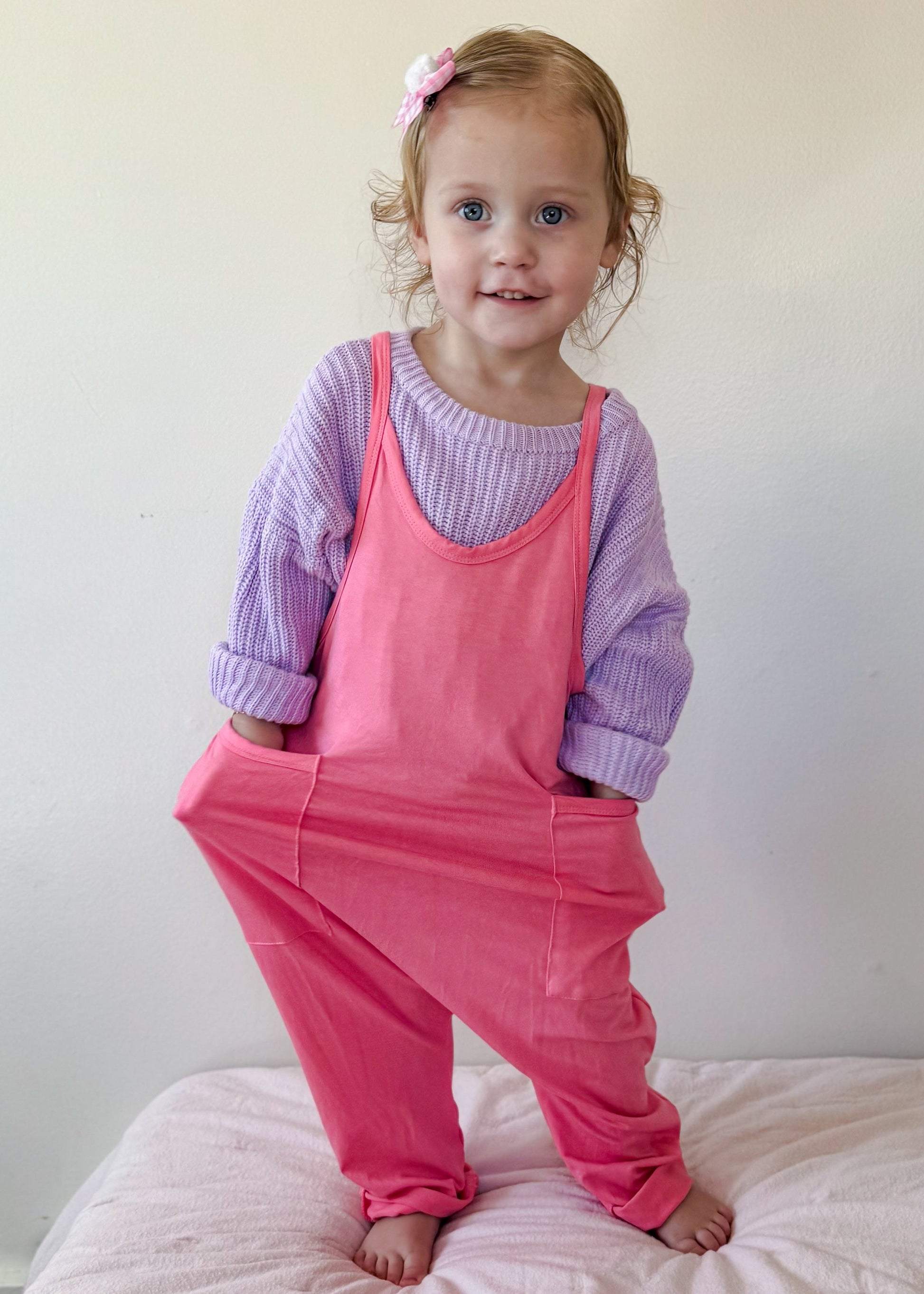 Bamboo Tank Romper - more colors by Little Joy Co., product view 8