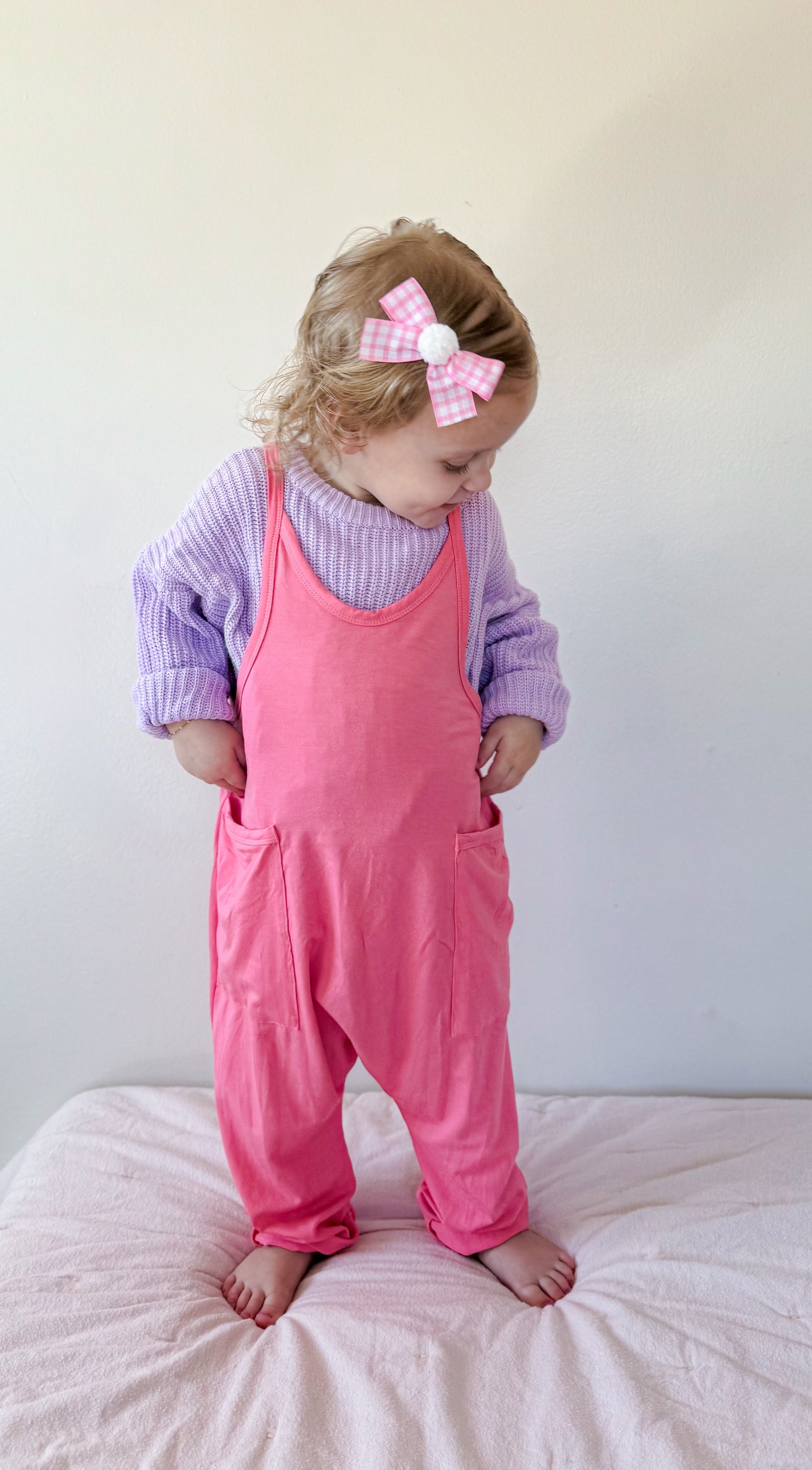 Bamboo Tank Romper - more colors by Little Joy Co., product view 9