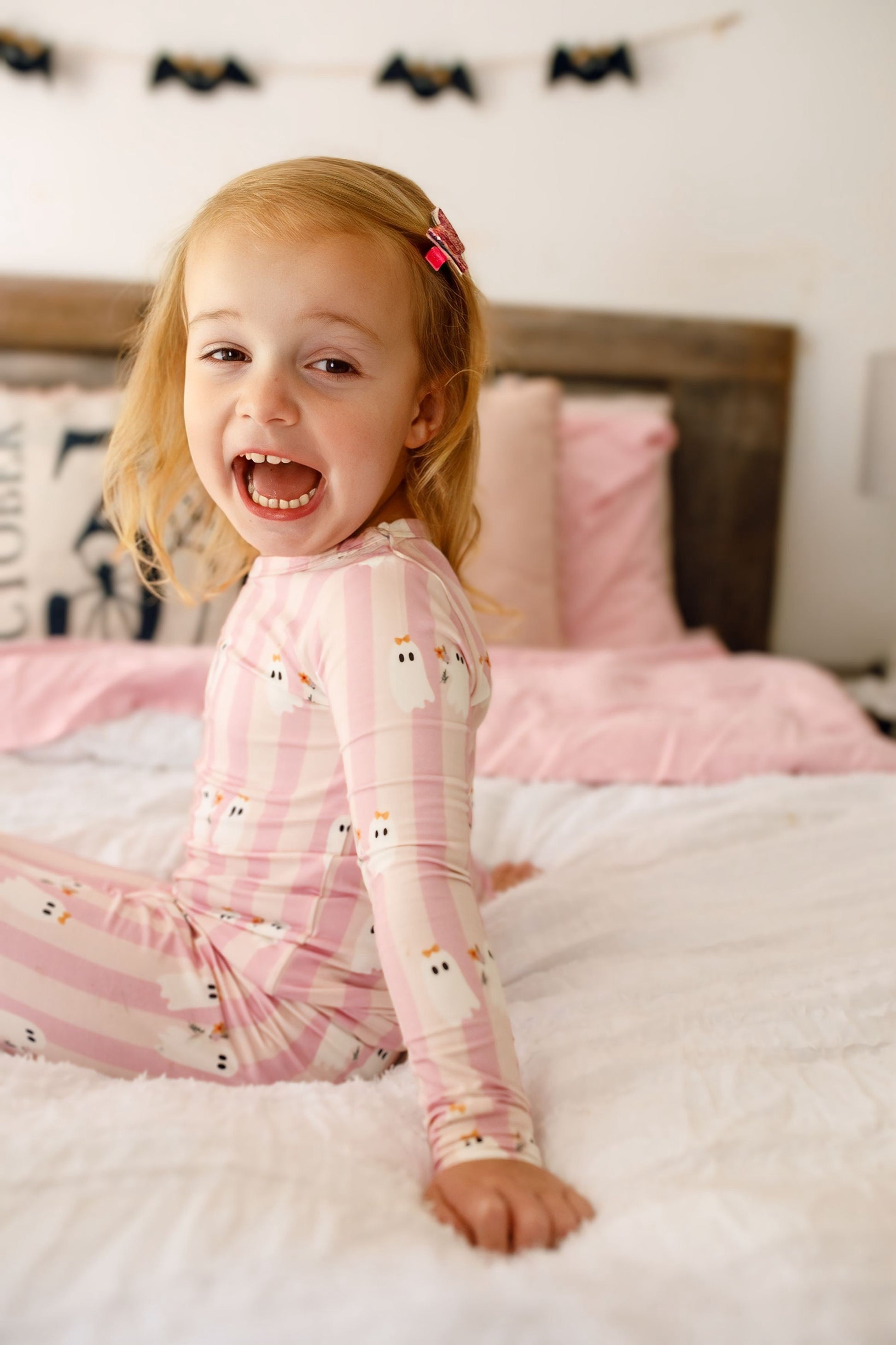 Be My Boo 2pc Halloween Bamboo Pajamas by Little Joy Co., product view 18