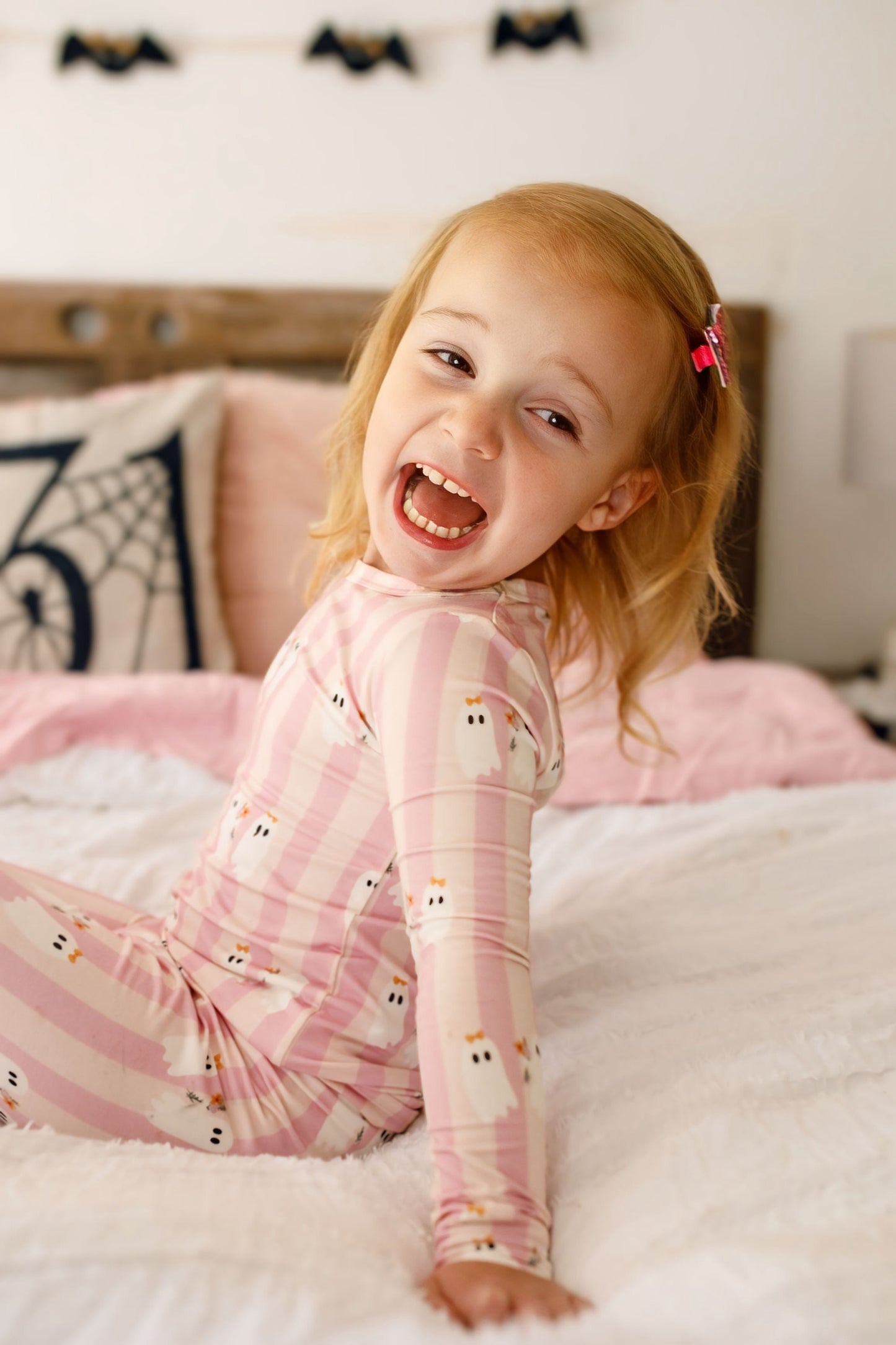 Be My Boo 2pc Halloween Bamboo Pajamas by Little Joy Co., product view 14