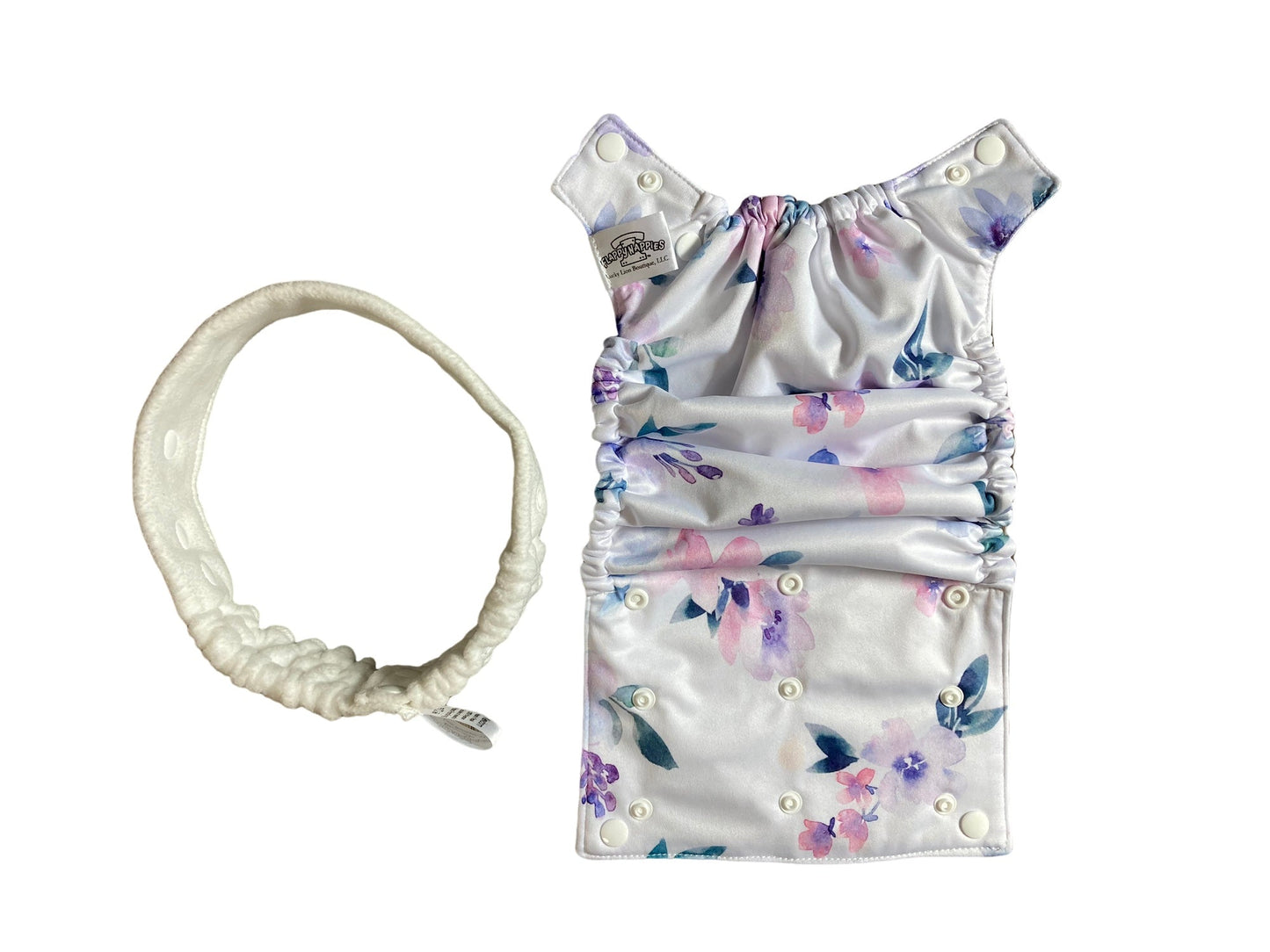 All-in-Two Diaper Cover and Belt (Printed PUL) by Flappy-Nappies, product view 17