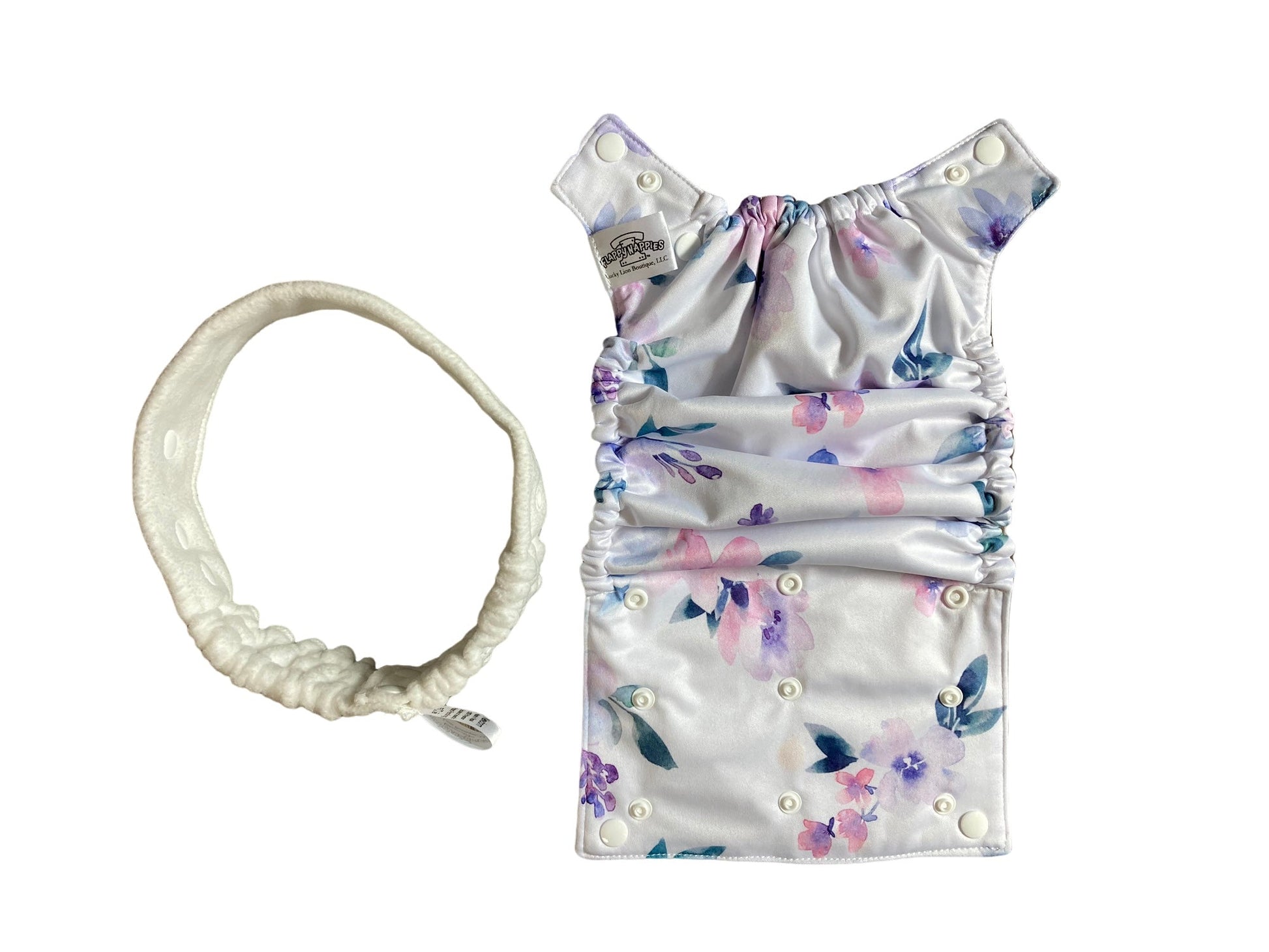 All-in-Two Diaper Cover and Belt (Printed PUL) by Flappy-Nappies, product view 17