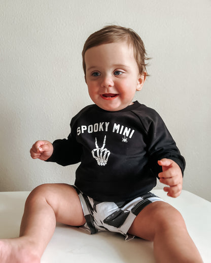 Organic Cotton Spooky Mini Crewneck Sweatshirt by Little Joy Co., product view 8