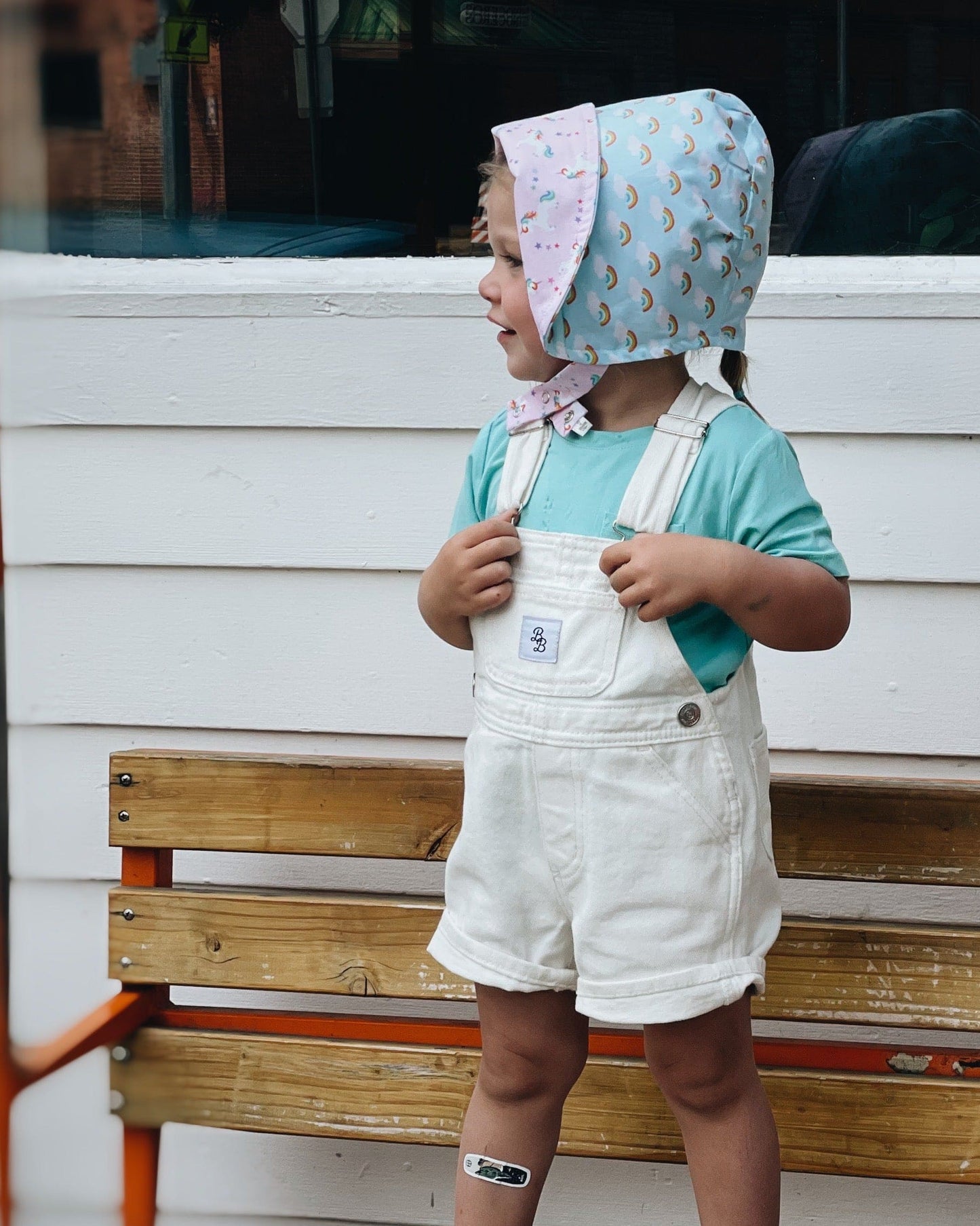 Bonnet in Believe by UB2 | Urban Baby Bonnets, product view 2