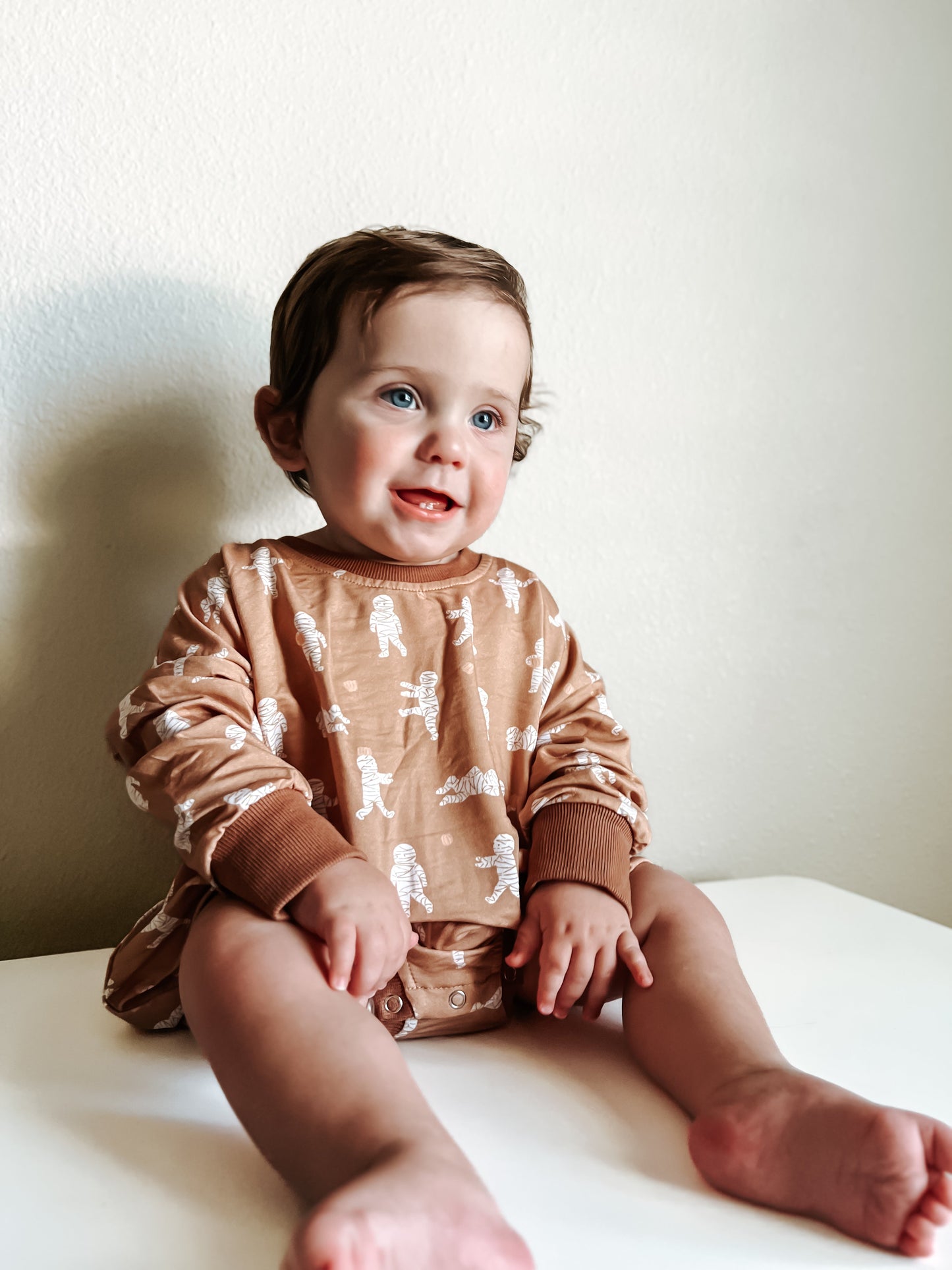 Mummy Bamboo Bubble Romper by Little Joy Co., product view 11