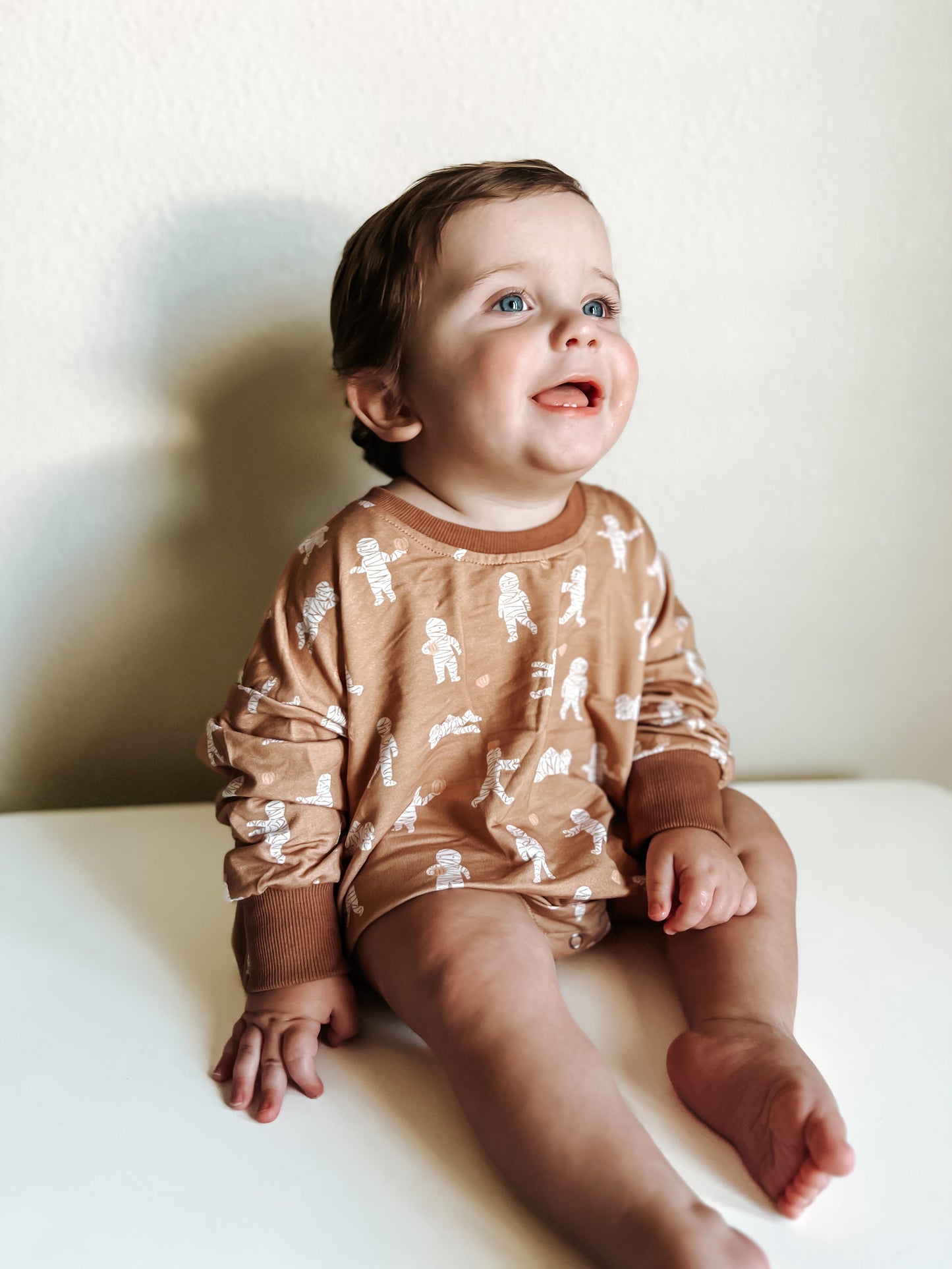 Mummy Bamboo Bubble Romper by Little Joy Co., product view 8