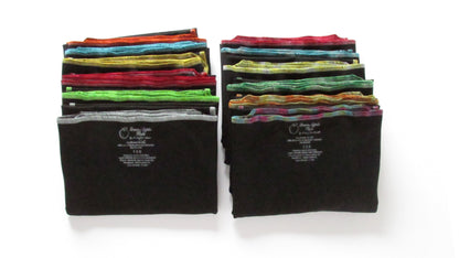 Stretchy flat cloth diapers in Black by Fruit of the Womb Diapers, product view 7