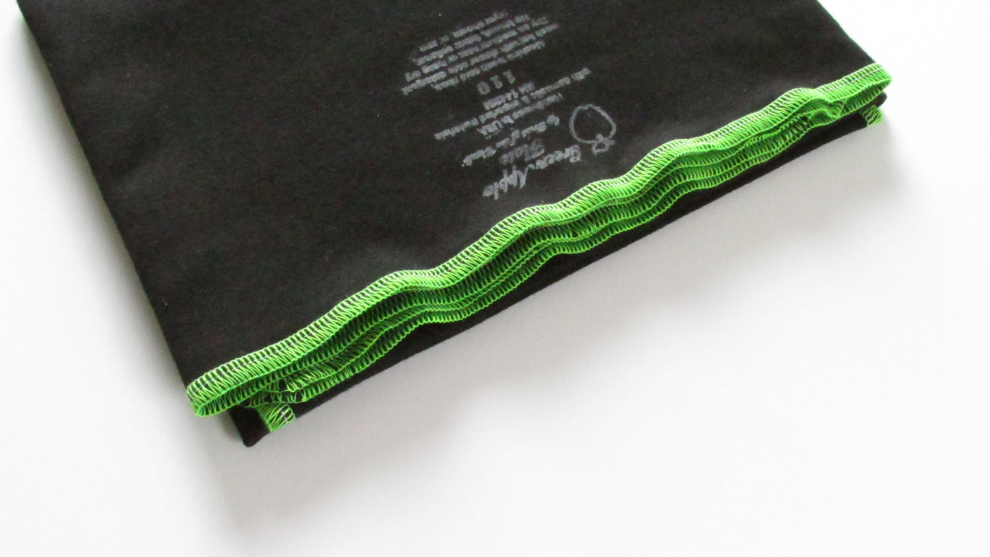 Stretchy flat cloth diapers in Black by Fruit of the Womb Diapers
