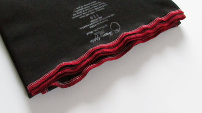 Stretchy flat cloth diapers in Black by Fruit of the Womb Diapers, product view 2