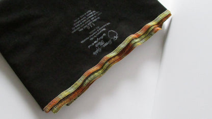 Stretchy flat cloth diapers in Black by Fruit of the Womb Diapers, product view 6