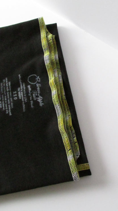 Stretchy flat cloth diapers in Black by Fruit of the Womb Diapers, product view 9