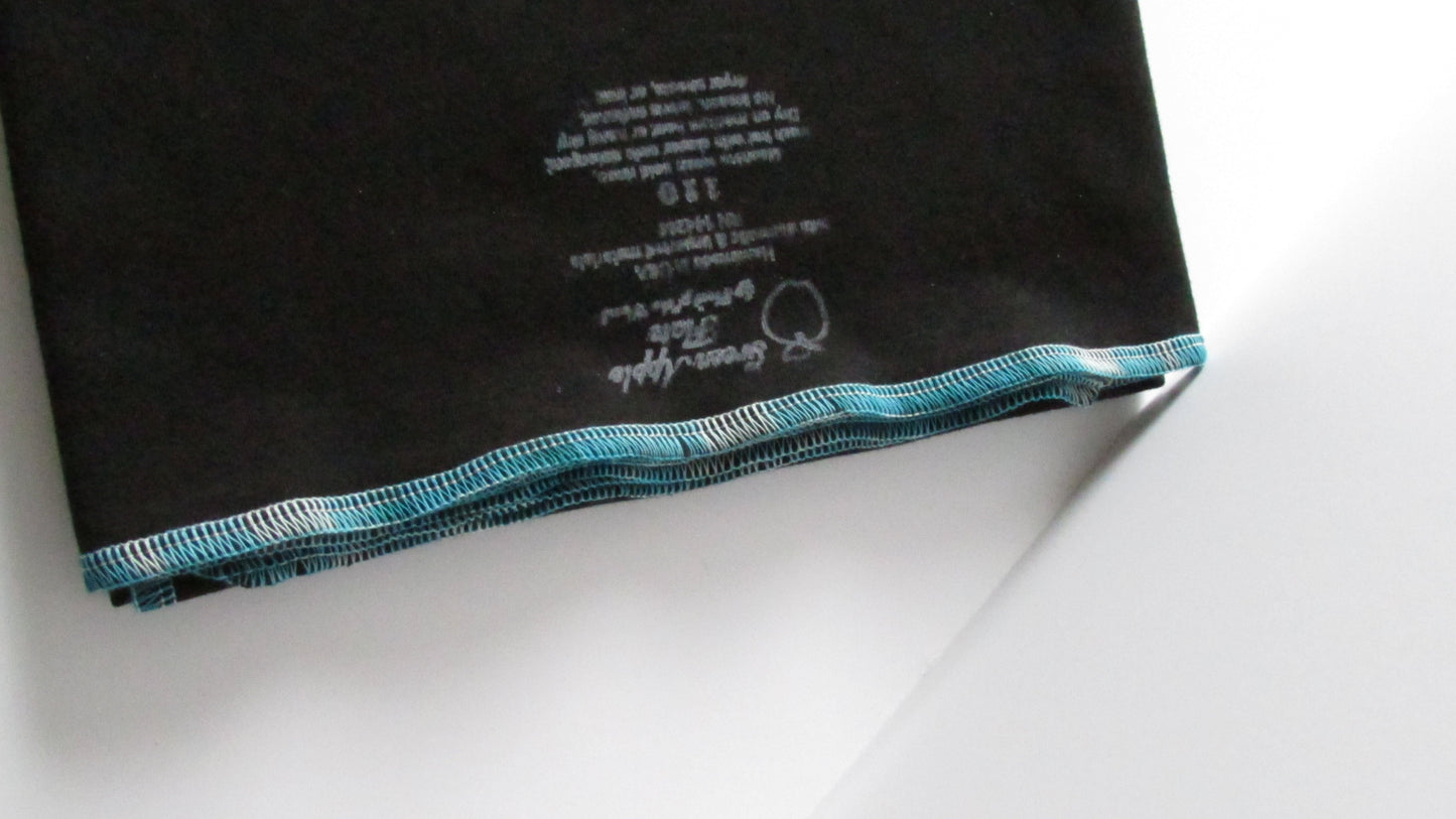 Stretchy flat cloth diapers in Black by Fruit of the Womb Diapers, product view 8