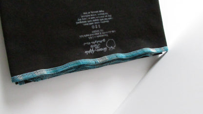 Stretchy flat cloth diapers in Black by Fruit of the Womb Diapers, product view 8