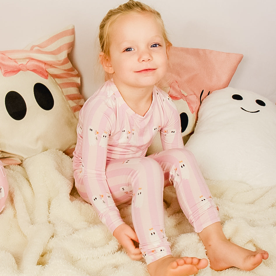 Be My Boo 2pc Halloween Bamboo Pajamas by Little Joy Co., product view 6