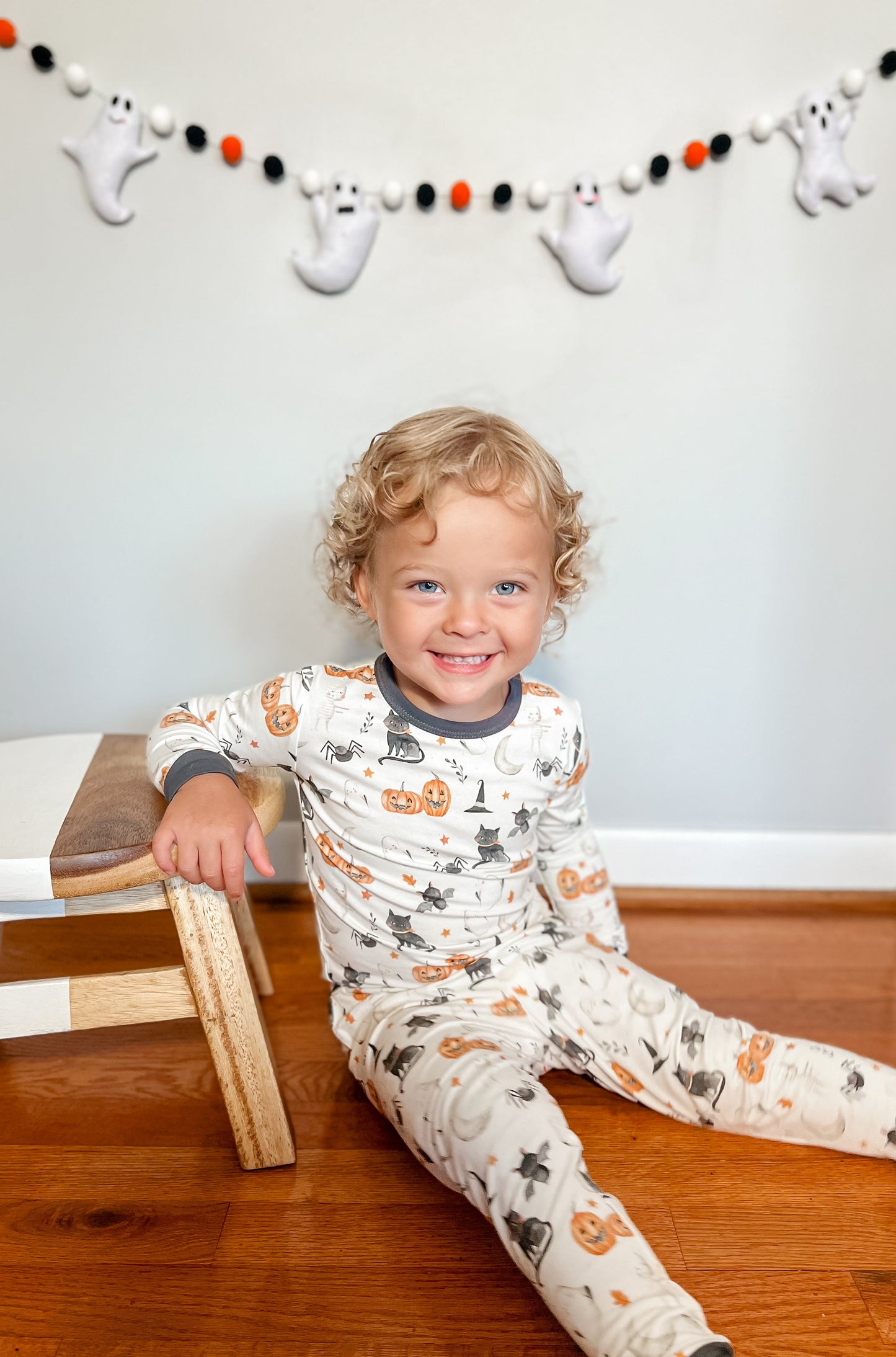Boo Crew 2pc Bamboo Pajamas by Little Joy Co., product view 18