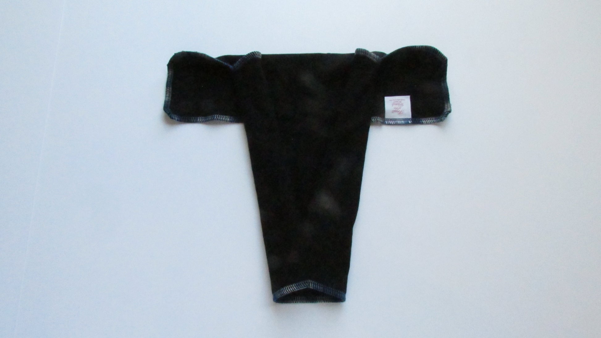 Black Winged Perfect Fit Preflat (WPFP) by Fruit of the Womb Diapers, product view 5