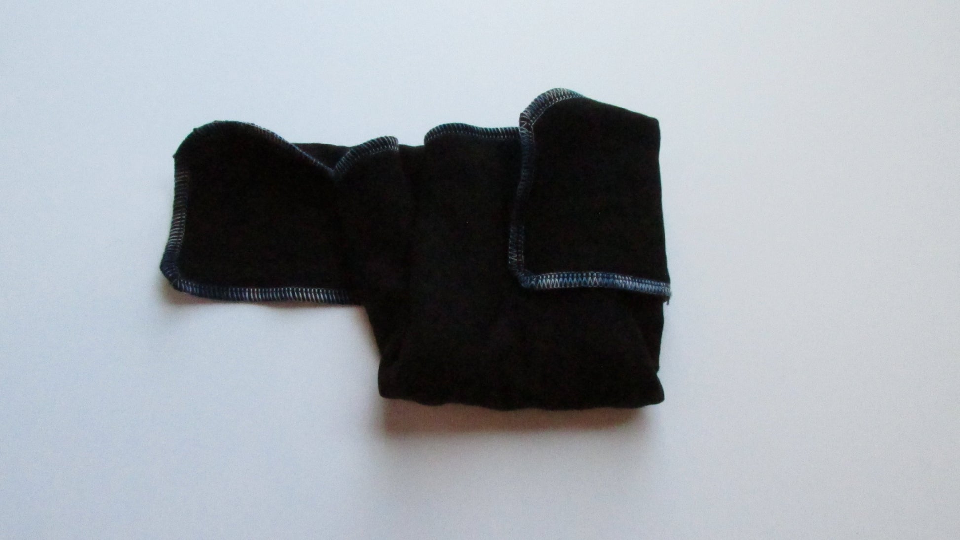 Black Winged Perfect Fit Preflat (WPFP) by Fruit of the Womb Diapers, product view 6