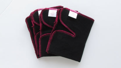 Black Winged Perfect Fit Preflat (WPFP) by Fruit of the Womb Diapers, product view 7