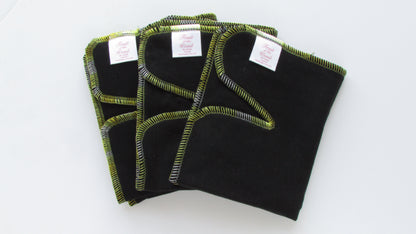 Black Winged Perfect Fit Preflat (WPFP) by Fruit of the Womb Diapers, product view 9