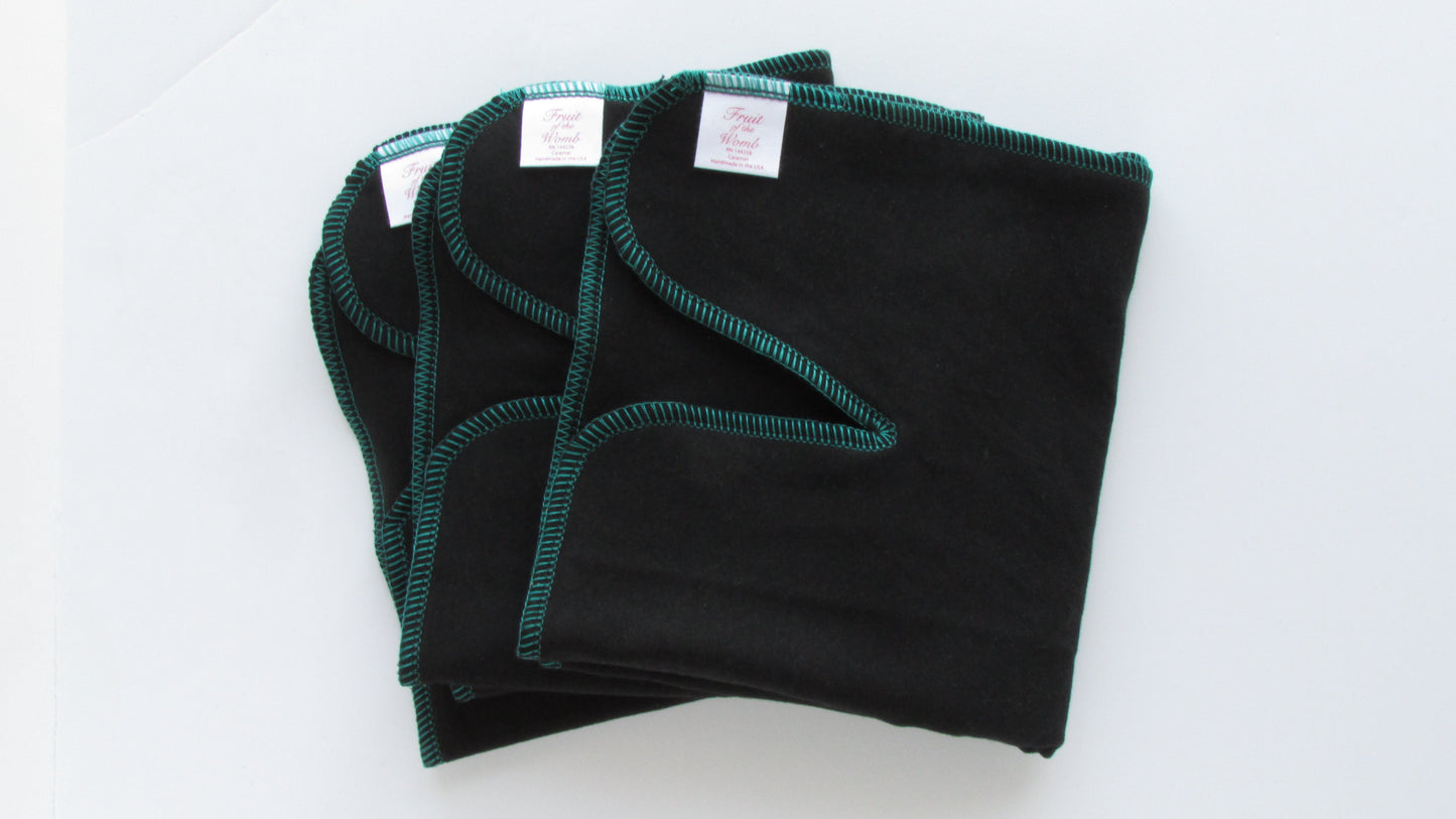 Black Winged Perfect Fit Preflat (WPFP) by Fruit of the Womb Diapers, product view 20