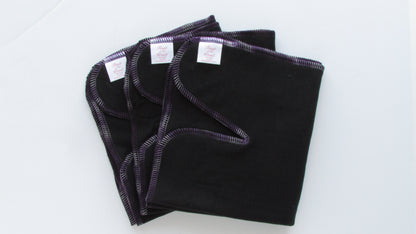 Black Winged Perfect Fit Preflat (WPFP) by Fruit of the Womb Diapers, product view 11