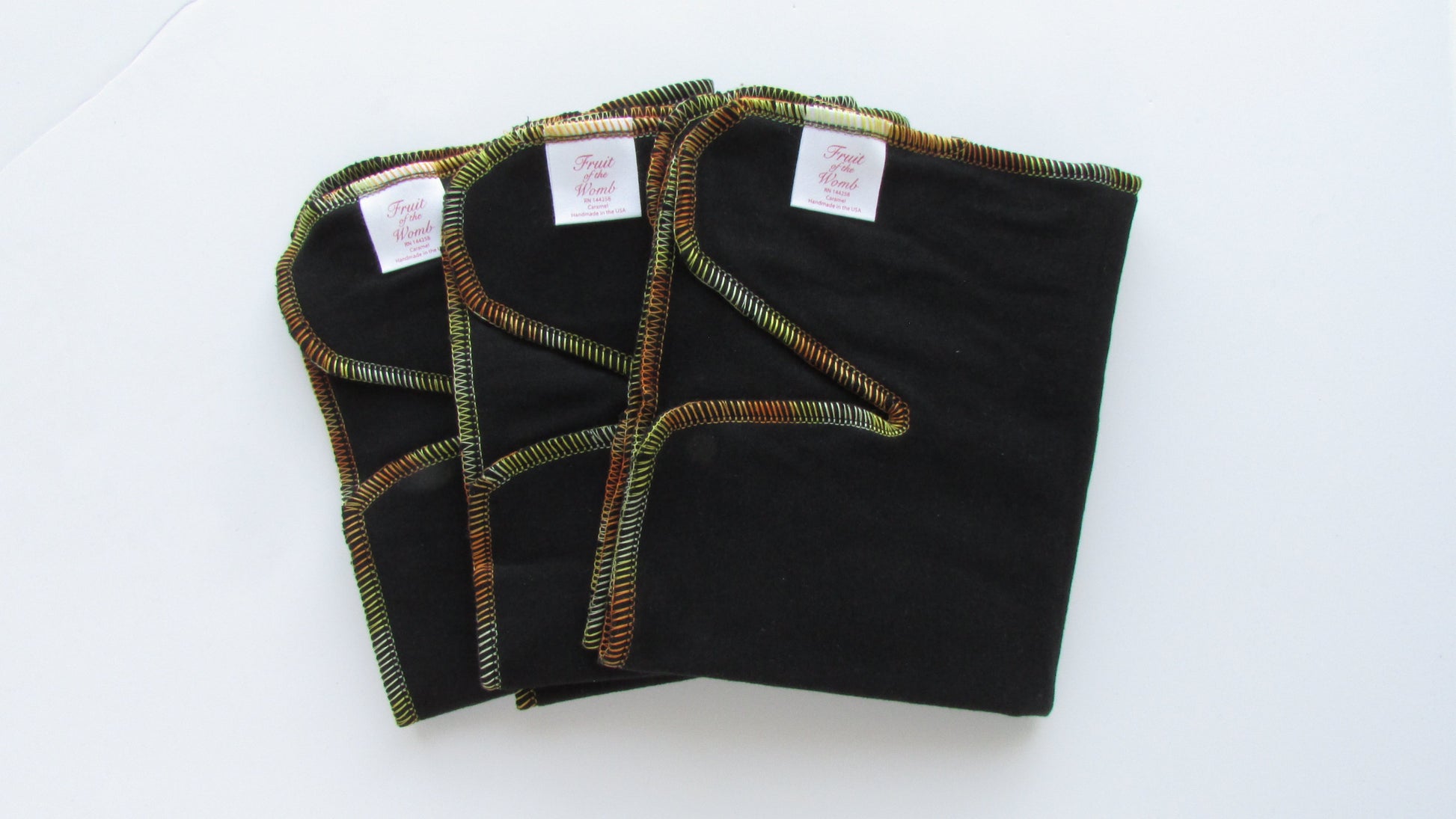 Black Winged Perfect Fit Preflat (WPFP) by Fruit of the Womb Diapers, product view 12