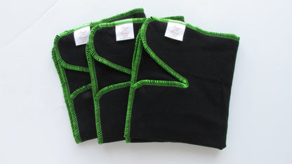 Black Winged Perfect Fit Preflat (WPFP) by Fruit of the Womb Diapers, product view 21