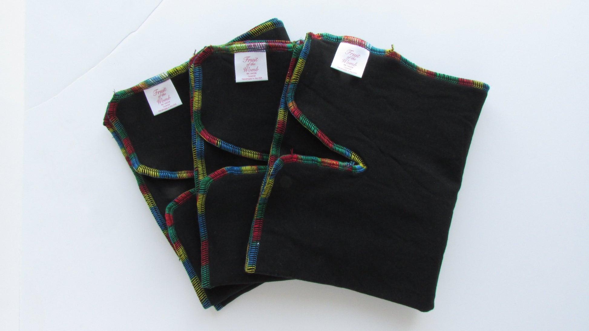 Black Winged Perfect Fit Preflat (WPFP) by Fruit of the Womb Diapers, product view 13