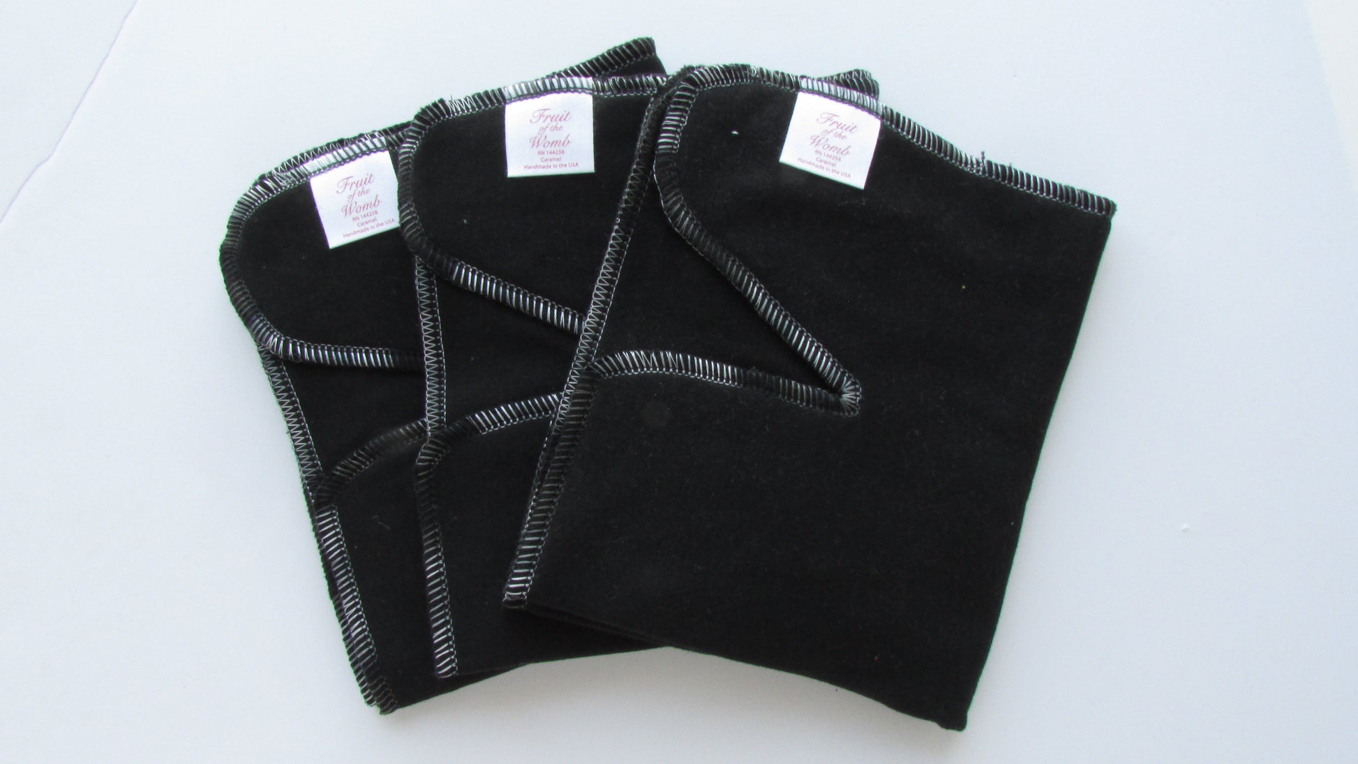 Black Winged Perfect Fit Preflat (WPFP) by Fruit of the Womb Diapers, product view 15