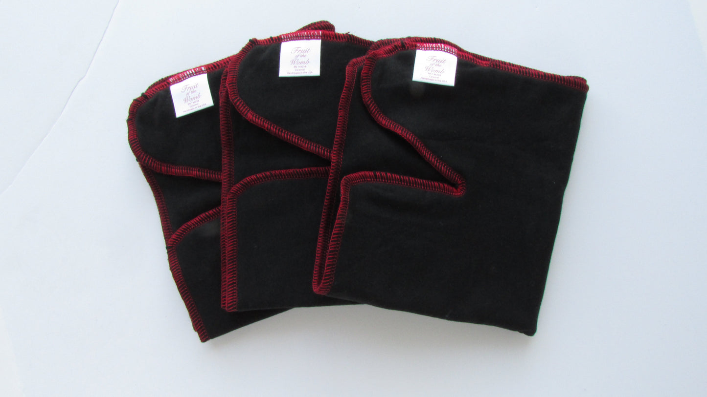 Black Winged Perfect Fit Preflat (WPFP) by Fruit of the Womb Diapers, product view 23