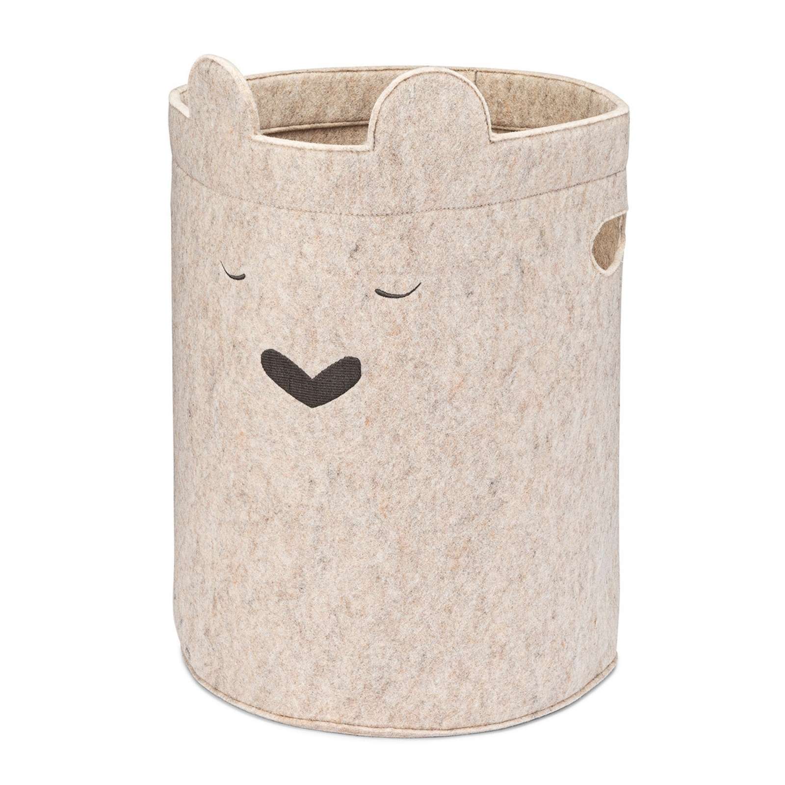 Bear Felt Laundry Hamper by Parker Baby Co.