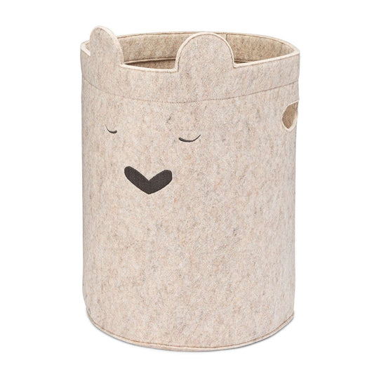 Bear Felt Laundry Hamper by Parker Baby Co.