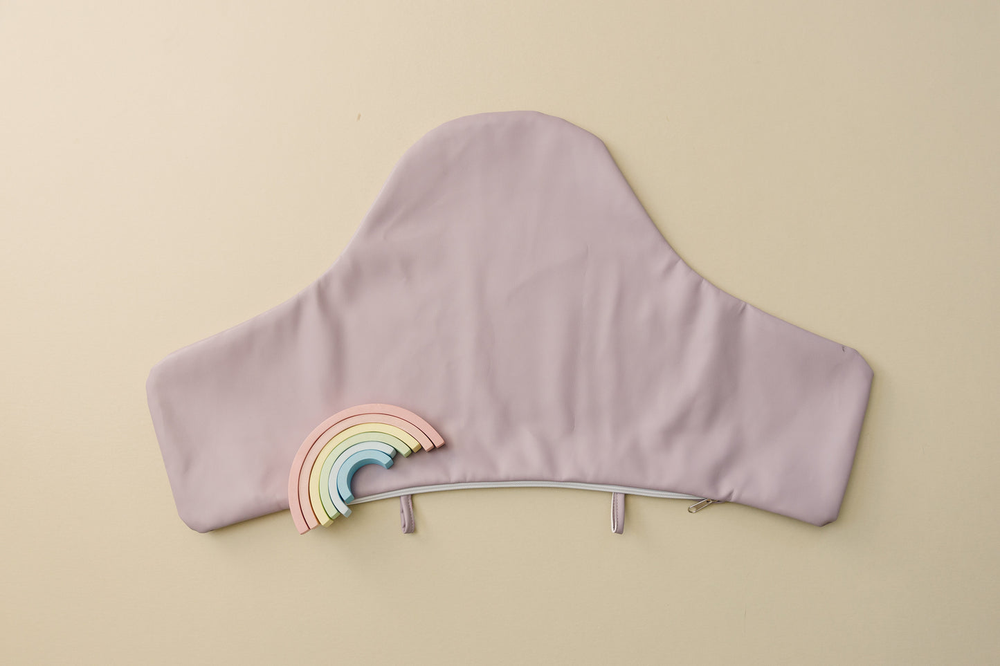 Purple Vegan Leather IKEA Antilop Cushion Cover by Little Joy Co., product view 3