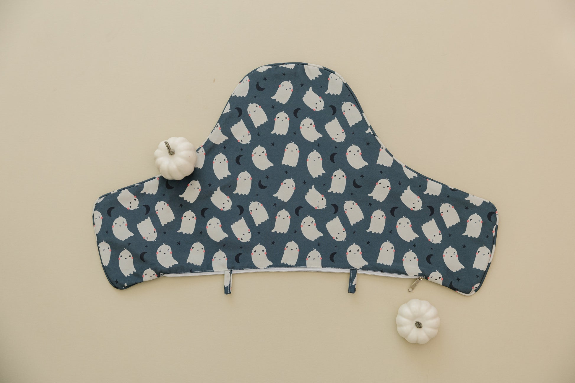 Black Ghost Print IKEA Antilop Cushion Cover - Optional Custom Embroidery! by Little Joy Co., product view 8