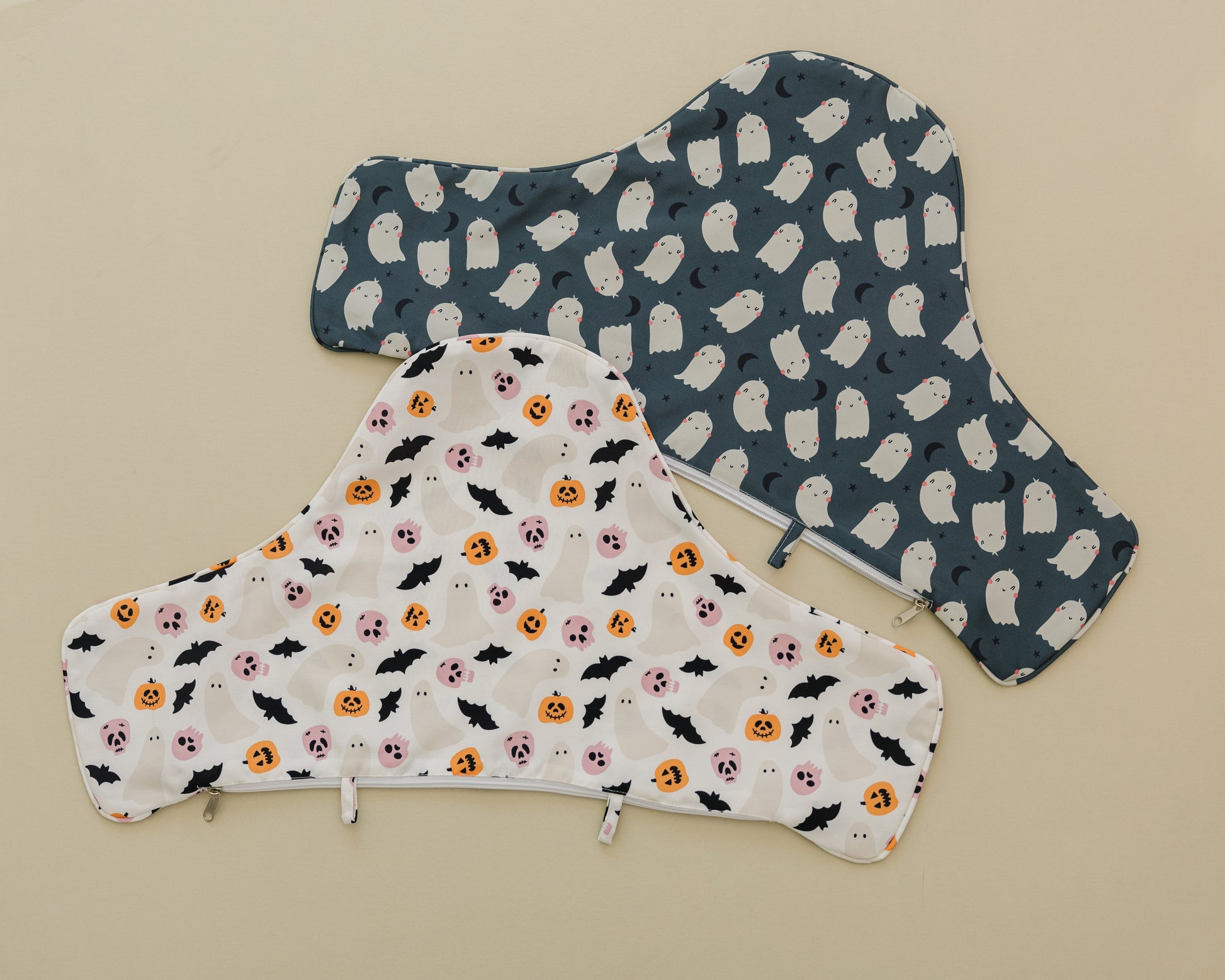 Black Ghost Print IKEA Antilop Cushion Cover - Optional Custom Embroidery! by Little Joy Co., product view 7