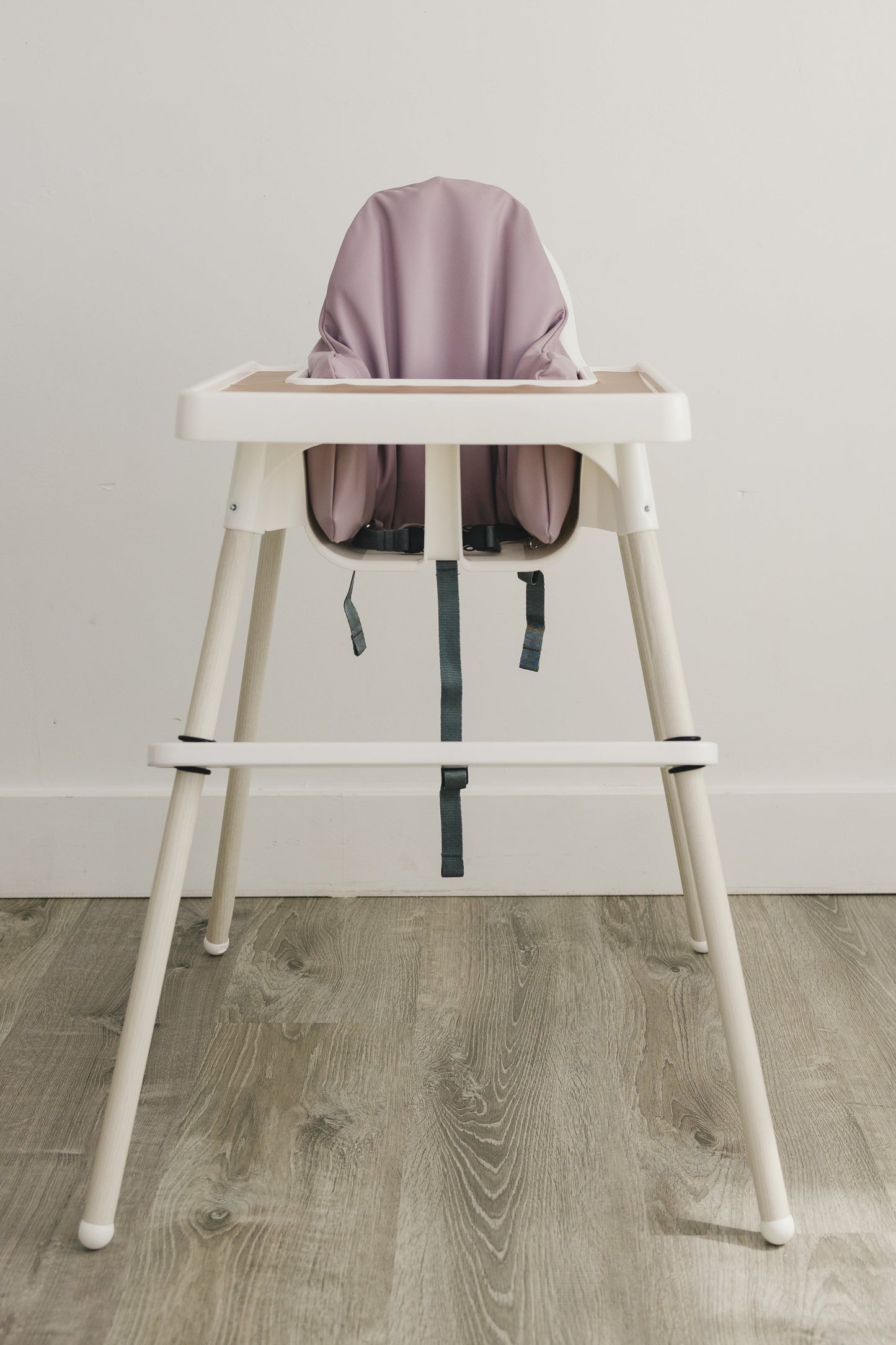 Purple Vegan Leather IKEA Antilop Cushion Cover by Little Joy Co., product view 2