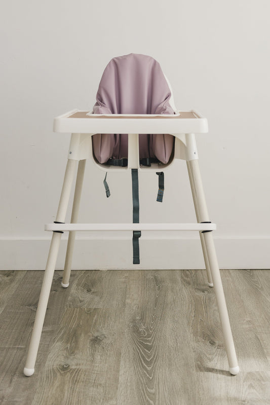 Purple Vegan Leather IKEA Antilop Cushion Cover by Little Joy Co., product view 2