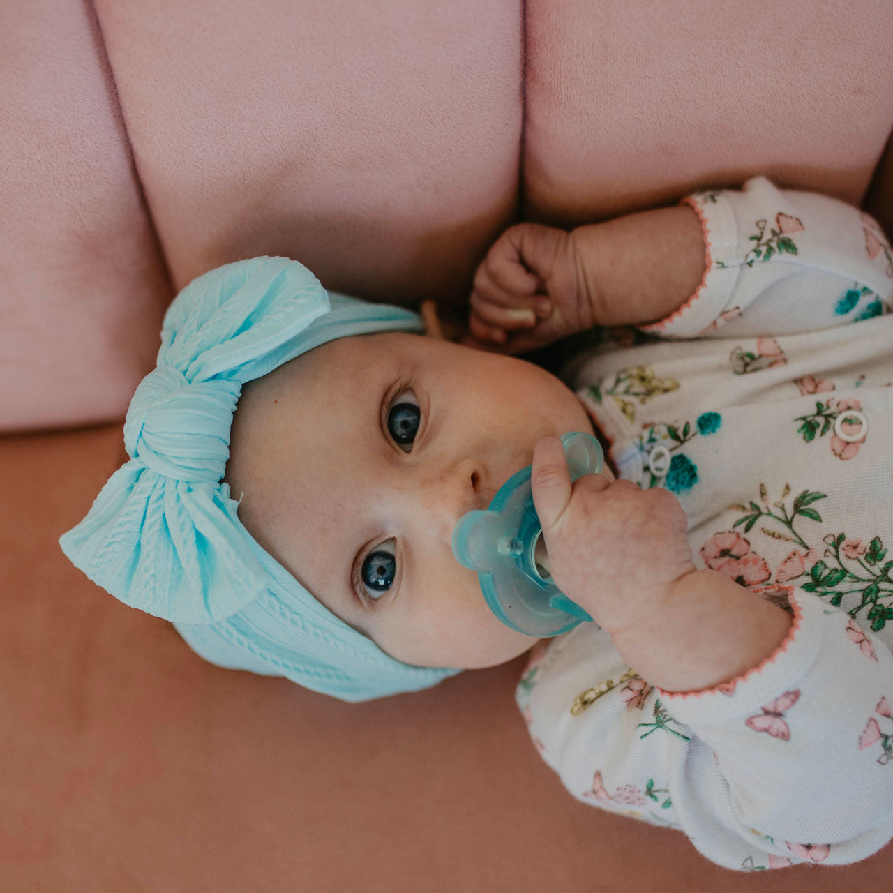 Grace Set - Cable Knit Knotted Headbands - 5 Pack by Parker Baby Co., product view 9